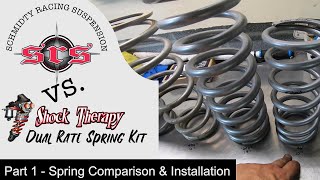 Schmidty Racing Vs. Shock Therapy Dual Rate Spring Comparison - Part 1