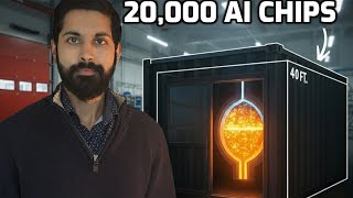 This Shipping Container Powers 20,000 AI Chips