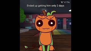 Why is Gourdy so easy to get 😭 (Dandy&#39;s World) #dandysworld #halloween