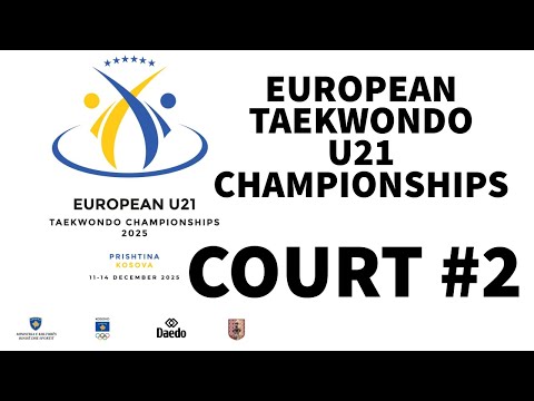 European Taekwondo U21 Championships 2025 - Prishtina, Kosova | Court #2