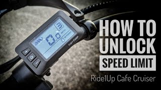How to Unlock Speed Limit | Ride1Up Cafe Cruiser