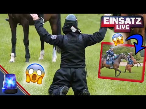 Das Pferd schreckt beim Einsatz zurück! 😱🐎👮‍♀️ Wie fasst man den Täter? | Einsatz Live | ATV