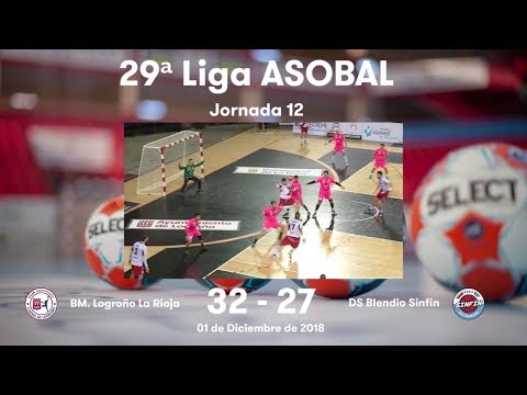 LIGA ASOBAL J12: BM. Logroño La Rioja - DS Blendio Sinfin
