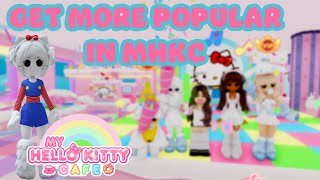 NEW WAY TO GAIN POPULARITY! | Roblox | My Hello Kitty Cafe