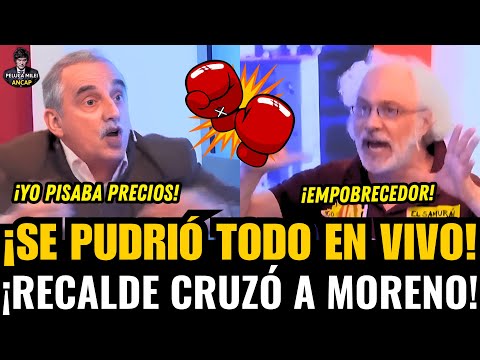 ¡DIEGO RECALDE CRUZÓ en VIVO a MORENO y SE PUDRIÓ TODO!