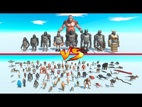 Mutant Primates vs Factions - Animal Revolt Battle Simulator