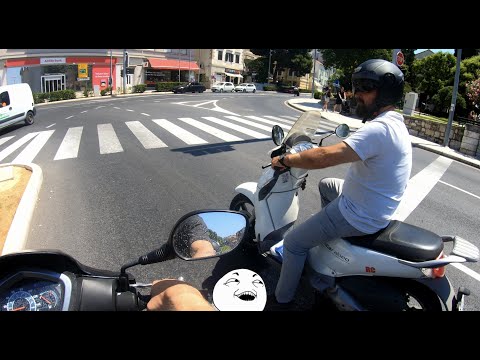Das war knapp !!! | Roller gemietet in Kroatien / Motovlog