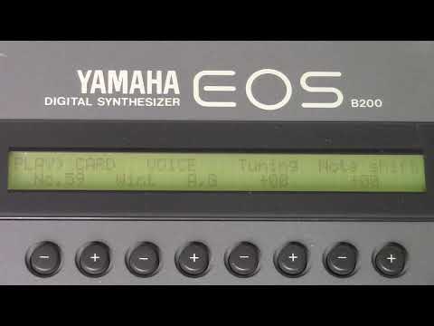 1988 Yamaha EOS B200 Vintage FM Digital Synthesizer Keyboard + Yamaha Hard Flight Case Japan 100V YS200 DX11 TQ5 image 13
