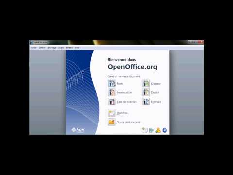 comment ouvrir open office draw