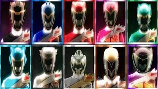 Download lagu Power Rangers Dino Super Charge - 10 Rangers Morph (Fanmade) mp3