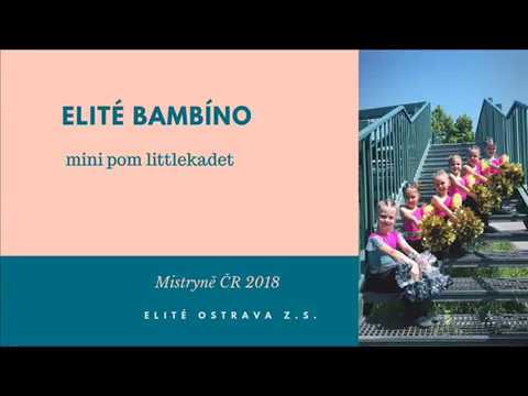 Elité Ostrava - mini pom littlekadet - Elité Bambíno - Mistryně ČR 2018
