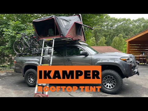 iKamper roof top tent mounted on Toyota Tacoma