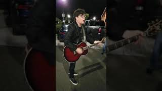 Eric Martin singing &quot;Shine&quot; for me in the parking lot in Danville, CA