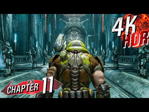 [4K HDR] DOOM Eternal (Nightmare / 100%) - Walkthrough pt 11 - Sentinel Prime