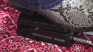 Video thumbnail for Dunlop VOLUME (X) MINI volume & expression pedal by gearmanndude
