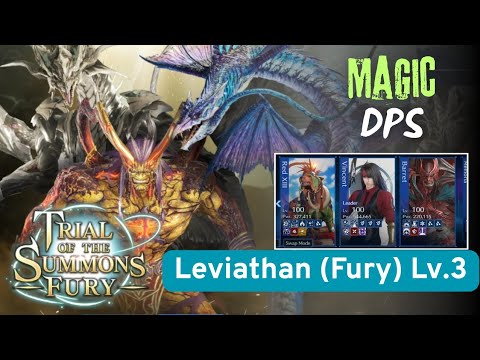 FF7EC: Leviathan (Fury) Lv 3 - Magic DPS | Vincent