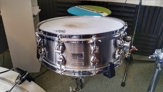 Video thumbnail for 14 x 5.5 Ayotte-Keplinger Stainless Steel by Andrew Rooney Drums