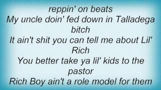 Rich Boy - Role Models Lyrics