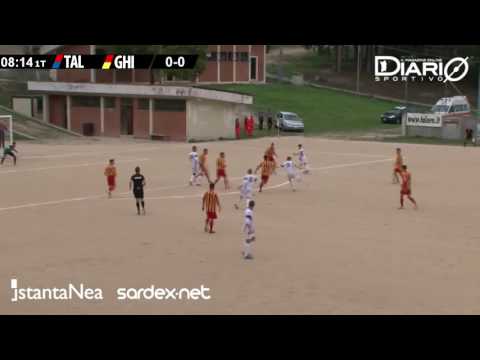 Il gol di Bonicelli (9') - Taloro Gavoi - Ghilarza 5-0 - Giornata 3 - ECCELLENZA SARDEGNA 2016-17