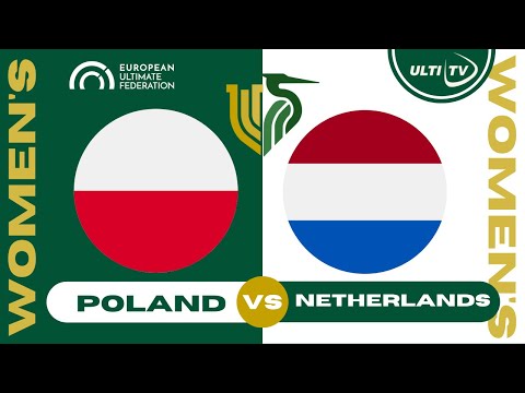 Netherlands vs Poland — WOMEN'S Pool — European Ultimate Championships #EUC2023