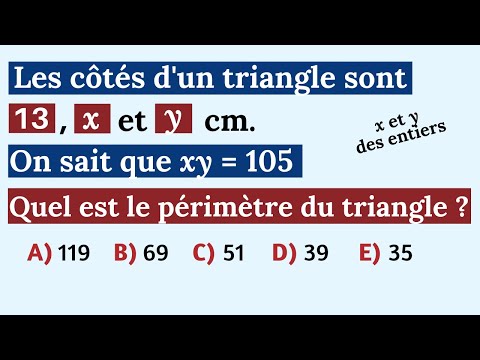 Que vaut le périmètre du triangle