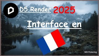 D5 Render 2025 French Tutorial - How to set the interface to French (Episode 02)