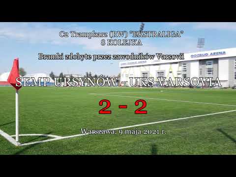 9 V 2021 r.  SEMP - VARSOVIA  Bramki zdobyte przez zawodników Varsovii