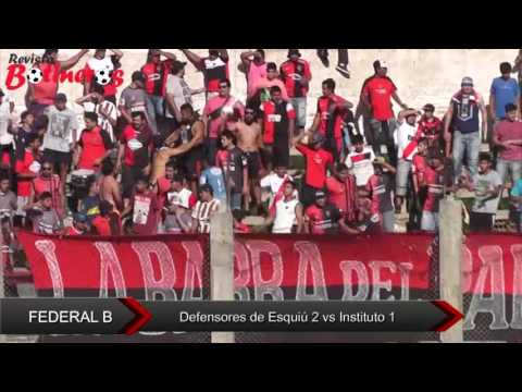 Federal B: Defensores de Esquiú 2 vs Instituto 1