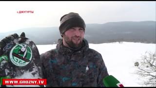 В Курчалоевском районе Чечни  прошел фестиваль зимних видов спорта