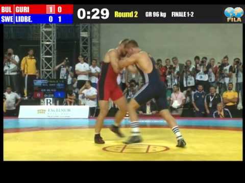 WM 2011 Finale GR 96 KG Guri gegen Lidberg