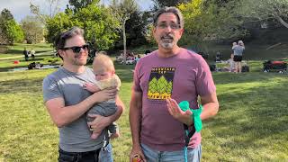 Glenn lights up about his cleaning!