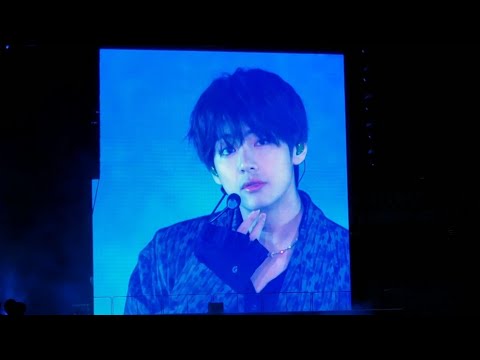 190607 Singularity Taehyung V @ BTS 방탄소년단 Speak Yourself Tour Stade de France Paris Live Concert