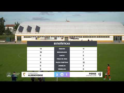 Distrital da 1.ª Divisão: CA Aldenovense x Piense SC (19.ª Jornada)