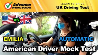American Driver Takes UK Mock Driving Test