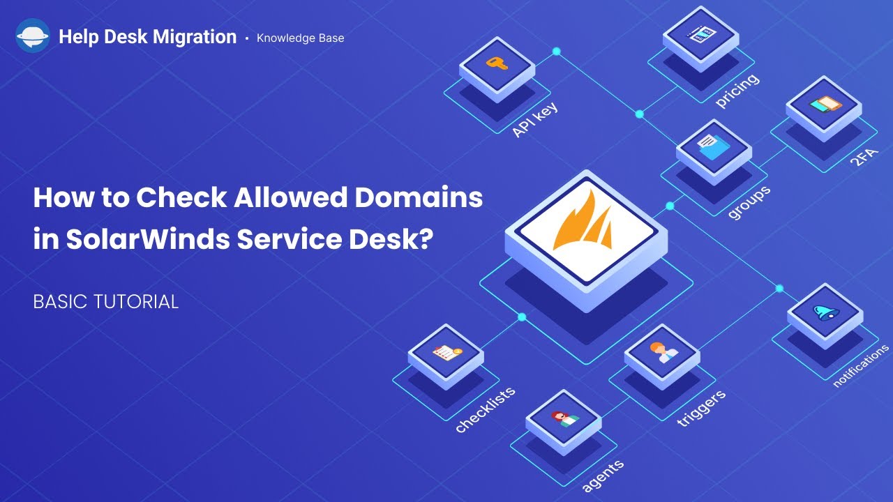 How to Check Allowed Domains in SolarWinds Service Desk