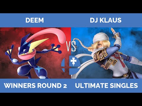 RogaSmash 208: SSBU Winners R2 - Deem (Greninja) vs DJ Klaus (Sheik)