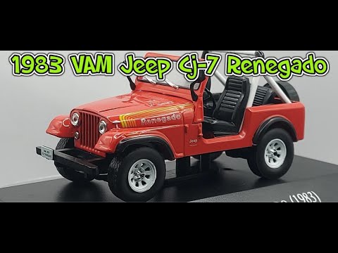 1983 VAM Jeep Cj-7 Renegado diecast by Altaya