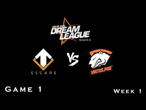 Escape Gaming vs Virtus.Pro Asus RoG DLS6 W1 Game 1