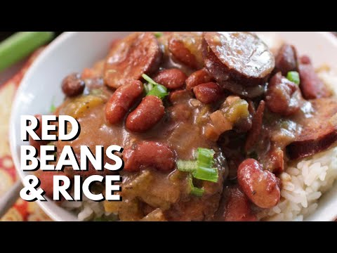 Slow Cooker Red Beans and Rice For One
