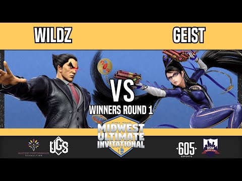 Midwest Ultimate Invitational - Winners Round 1 - Wildz(Kazuya) Vs. Geist(Bayonetta)