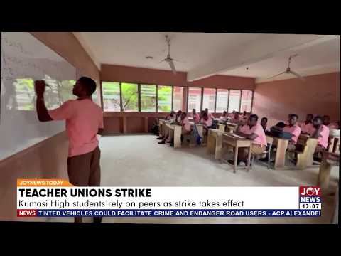 Teacher Unions Strike: Kumasi High students rely in peers as strike takes effect