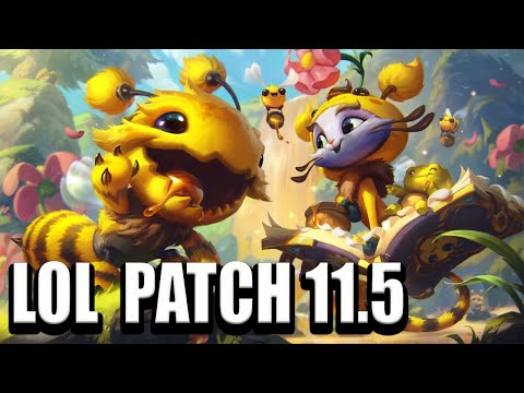 Patch 11.5 Prévia League Of Legends O Que Mudou?