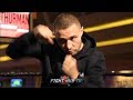 SERGEY LIPINETS SHOWS OFF CRISP SHADOWBOXING AT THE PACQUIAO VS THURMAN UNDERCARD OPEN WORKOUTS