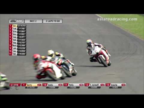 2016 ARRC Rd4 Indonesia - SuperSports 600cc Race 2 Highlights