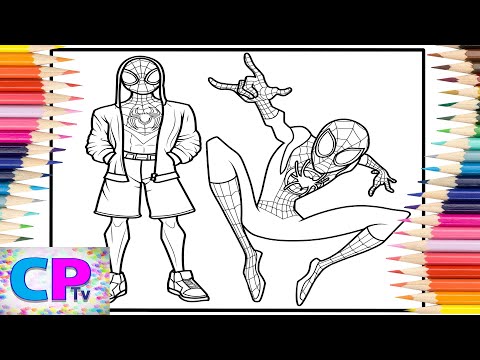 Miles Morales Different Poses/Coloring of Miles Morales/Syn Cole - Gizmo [NCS Release]