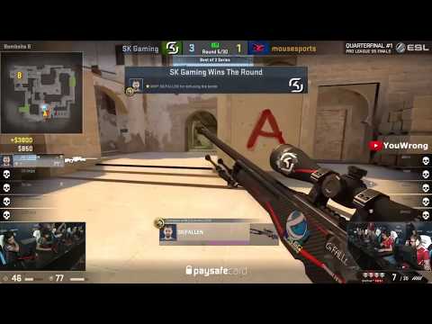 SK vs Mousesports (Highlights Quarterfinal Map1/Mirage) ESL Pro League Season 5