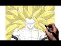 How To Draw Goku SSJ 100 Step By Step Dragon Ball