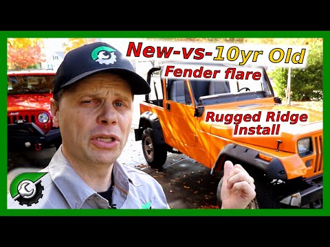 YJ Project Fender Flares: Rugged Ridge Fender Flare Install