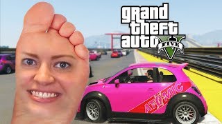 FOOT PLAY FUNNY CARS - GTA 5 Gameplay