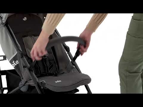 Joie Nitro LX Lightweight Baby Stroller, Suitable for Birth to 15 kg or 3 Years - Cherry